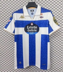 (S-4XL) 25-26 Deportivo La Coruña Home Blue&White Thailand Soccer Jersey AAA-2044