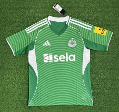 (S-4XL) 25-26 Newcastle United Away Green Thailand Soccer Jersey AAA-403