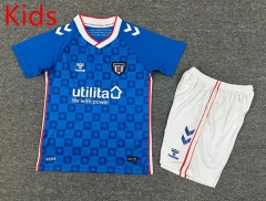2025-2026 Sunderland AFC Away Blue Kids/Youth Soccer Uniform-7809