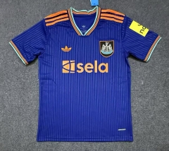 (S-4XL) 25-26 Newcastle United 2nd Away Blue Thailand Soccer Jersey AAA-2483