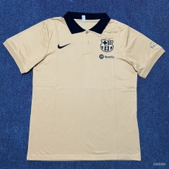 25-26 Barcelona Beige Thailand Soccer Training Jersey AAA-8430