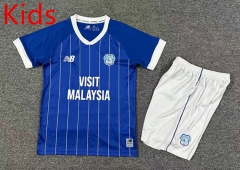 2025-2026 Cardiff City Home Blue Kids/Youth Soccer Uniform-7809