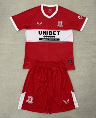 25-26 Middlesbrough Home White&Red Soccer Uniform-AY