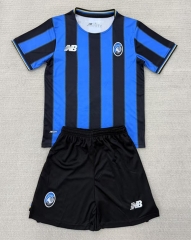 25-26 Atalanta BC Home Blue&Black Soccer Uniform-AY
