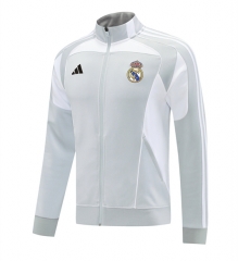 2025-2026 Real Madrid Light Grey Thailand Soccer Jacket -LH