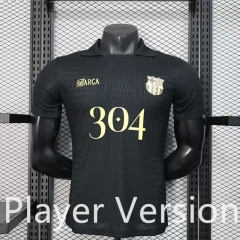 Player Version 25-26 Special Edition Barcelona Black Thailand Soccer Jersey AAA-888