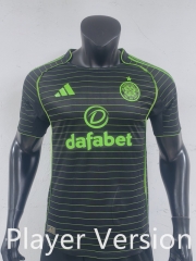 Player Version 2025-26 Celtic 2nd Away Black Thailand Soccer jersey AAA-0871