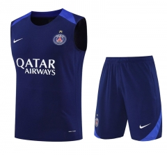 25-26 Paris Royal Blue Thailand Vest Soccer Jersey Uniform AAA-4627