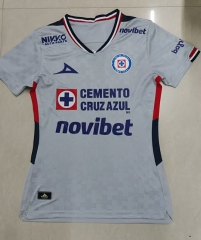 2025-2026 Cruz Azul Light Grey Women Thailand Soccer Jersey AAA-4442