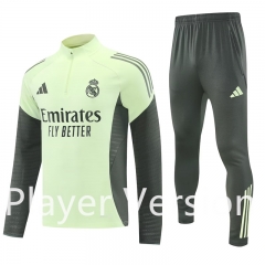 Player Version 25-26 Real Madrid Fluorescent Green Thailand Soccer Tracksuit-4627