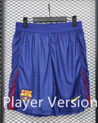 Player Version 25-26 Barcelona Home Blue Thailand Soccer Shorts-888