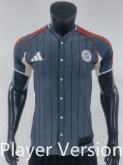 Player Version 25-26 Bayern München Grey Thailand Baseball Jersey AAA-0871