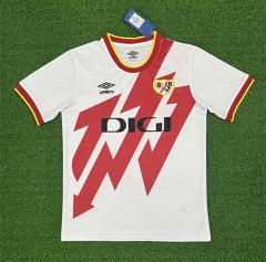 (S-4XL) 25-26 Rayo Vallecano Home White&Red Thailand Soccer Jesrey AAA-403