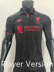 Player Version 25-26 Liverpool Black Thailand Soccer Jersey AAA-SJ