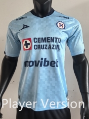 Player Version 25-26 Cruz Azul Goalkeeper Away Light Blue Thailand Soccer Jersey AAA-4952