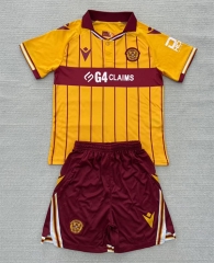 2025-26 Motherwell F.C Home Yellow&Red Soccer Uniform-AY