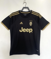 Retro Version 15-16 Juventus 2nd Away Black Thailand Soccer Jersey AAA-811