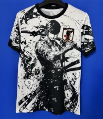25-26 Japan Ink Painting Sauron White Black Thailand Soccer Jersey AAA-6486