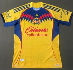 (S-4XL) Special Edition Club América Home Yellow Thailand Soccer Jersey-912