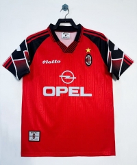 Retro Version 97-98 Special Edition AC Milan Red Thailand Soccer Jersey AAA-811