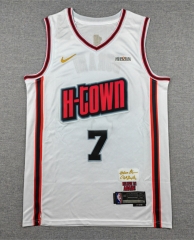 2025 City Edition Houston Rockets White #7 NBA Jersey-1380