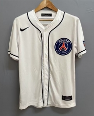 (SS-4XL) 25-26 Paris White Thailand Baseball Jersey AAA-2483