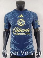 Player Version 2025-2026 Club America Away Blue Thailand Soccer Jersey AAA-1959