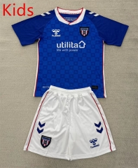 2025-2026 Sunderland AFC Away Blue Kids/Youth Soccer Uniform-AY