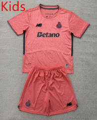 25-26 Porto Away Pink Kids/Youth Soccer Uniform-AY