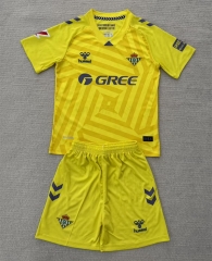 2025-26 Real Betis Goalkeeper Yellow Soccer Unifrom-AY