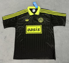 (S-4XL) 25-26 Adi&Oasis Black&Green #25 Casual T-shirt-4506