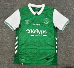 (S-4XL) 25-26 AS Saint-Étienne Home Green Thailand Soccer Jersey AAA-512