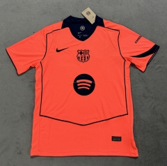 (S-4XL) 25-26 Barcelona 2nd Away Orange Thailand Soccer Jersey AAA-4506