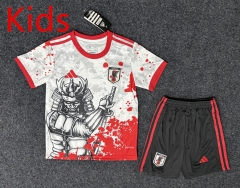 2025-2026 Special Version Japan White&Red Kids/Youth Soccer Uniform-GB