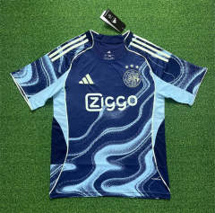 (S-4XL) 2025-2026 Ajax Away Blue Thailand Soccer Jersey AAA-403