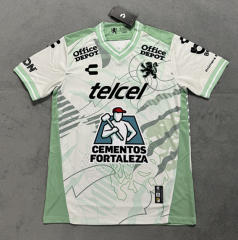 (S-4XL) 2025-2026 Club León Away White&Green Thailand Soccer Jersey AAA-4506