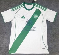 (S-4XL) 2025-2026 Al Ahli Saudi Away White Thailand Soccer Jersey AAA-GB