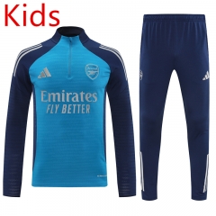 2025-2026 Arsenal Blue Kids/Youth Soccer Tracksuit-7411