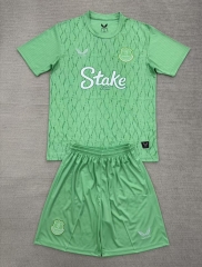2025-2026 Everton Goalkeeper Green Soccer Uniform-AY