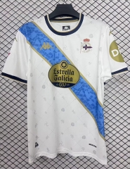 (S-4XL) 25-26 Deportivo La Coruña Home White Thailand Soccer Jersey AAA-2044