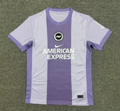 (S-4XL) 2025-2026 Brighton & Hove Away Light Purple Thailand Soccer Jersey AAA-512