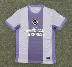 (S-4XL) 2025-2026 Brighton & Hove Away Light Purple Thailand Soccer Jersey AAA-512