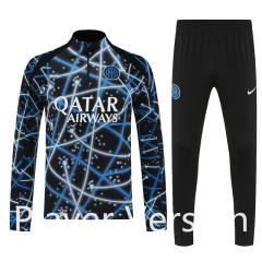 Player Version 25-26 Inter Milan Blue&Black Thailand Soccer Tracksuit-4627