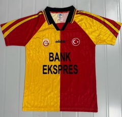 Retro Version 97-98 Galatasaray SK Home Red&Yellow Thailand Soccer Jersey AAA-503