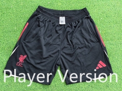 Player Version 2025-2026 Liverpool Black Thailand Soccer Shorts-9926