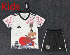 2025-2026 Special Version Japan White&Red Kids/Youth Soccer Uniform-GB