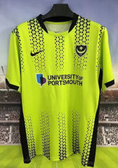 (S-4XL) 2025-2026 Portsmouth 2nd Away Fluorescent green Thailand Soccer Jersey AAA-2044