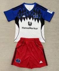 2025-2026 Hamburger SV Home White&Blue Soccer Uniform-AY