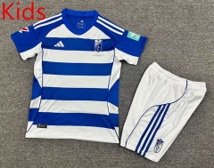 25-26 Granada CF Away Blue&White Kids/Youth Soccer Uniform-7809