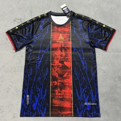 (S-4XL) 25-26 Champion Commemorative Edition Paris Red&Blue Thailand Soccer Jersey AAA-4506